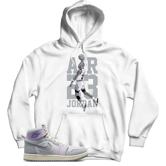 Jordan 1 Grey Purple hoodie