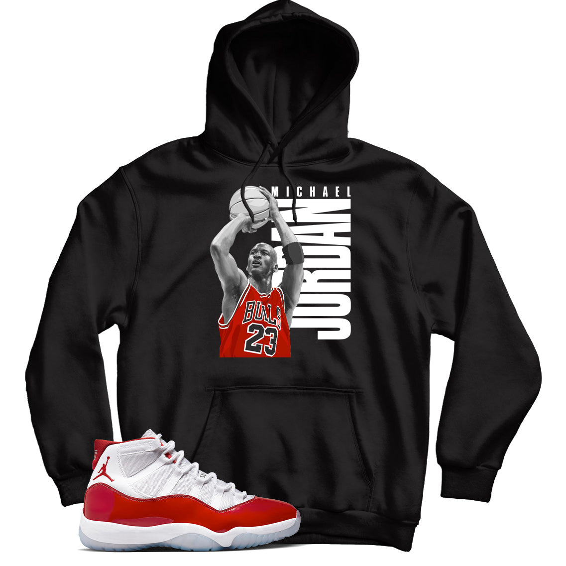 Jordan 11 Cherry hoodie