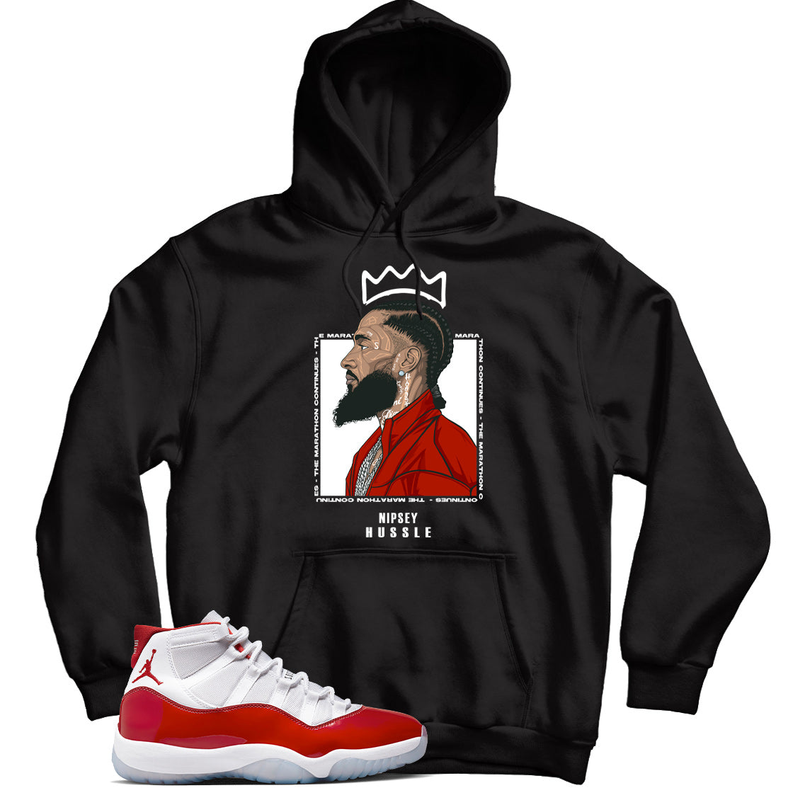 Jordan 11 Cherry hoodie