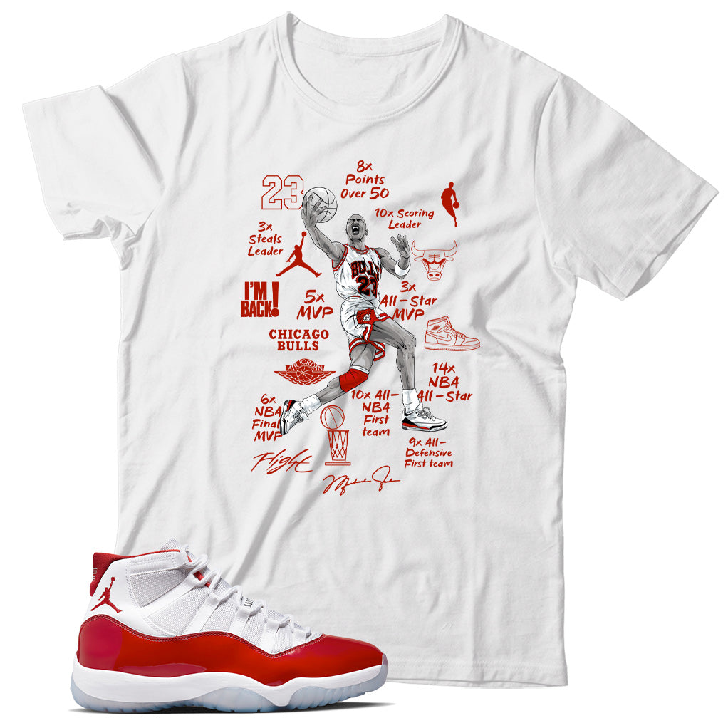 Jordan 11 Cherry shirt