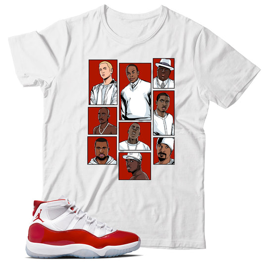 Jordan 11 Varsity Red shirt