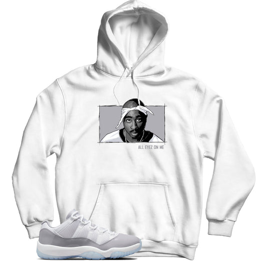 Jordan 11 Low Cement Grey Match Hoodie