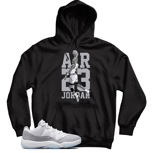 Jordan 11 Low Cement Grey Hoodie