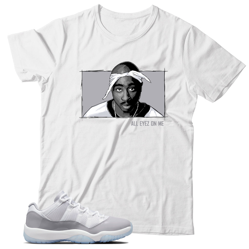 Jordan 11 Low Cement Grey Match T-Shirt