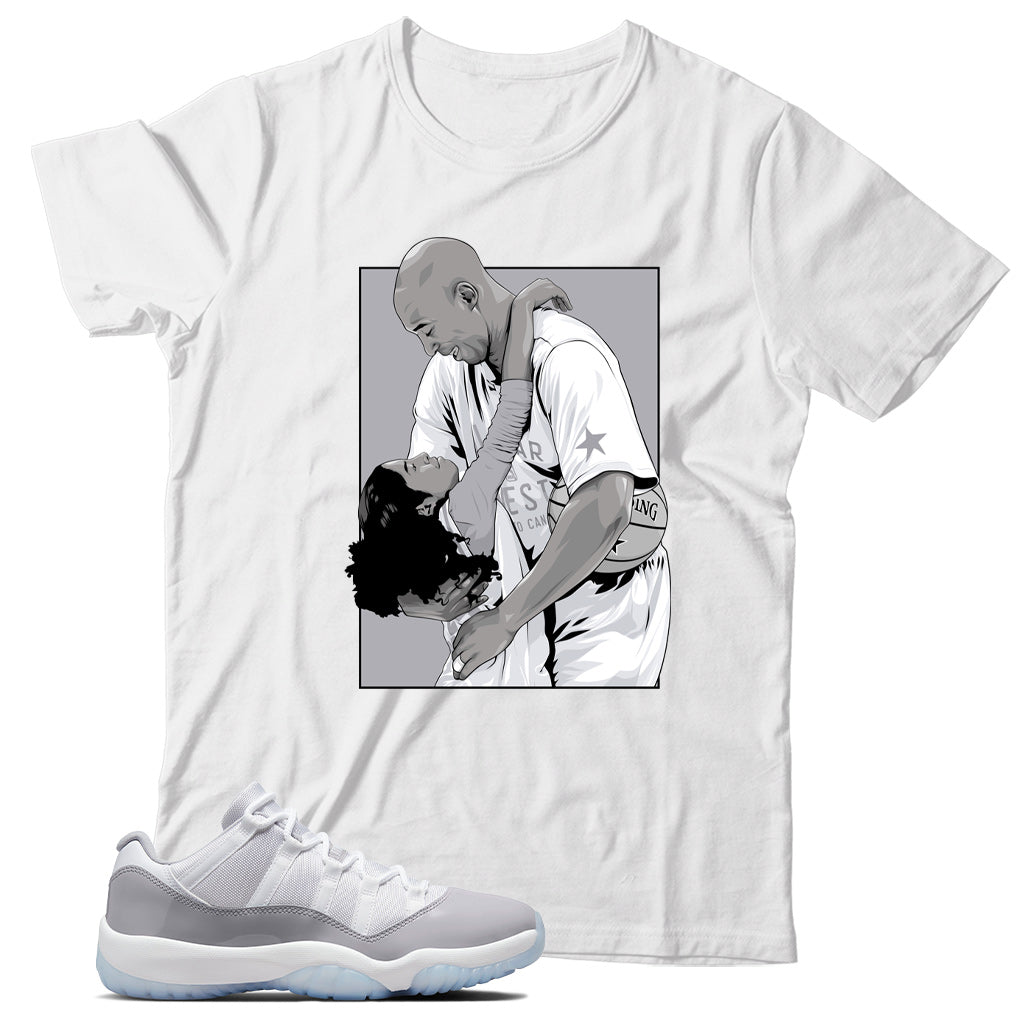 Jordan 11 Low Cement Grey Shirt