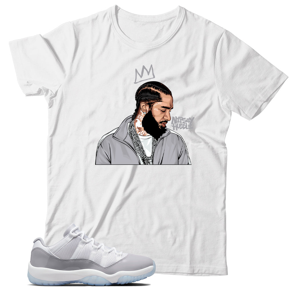 Jordan 11 Low Cement Grey Shirt