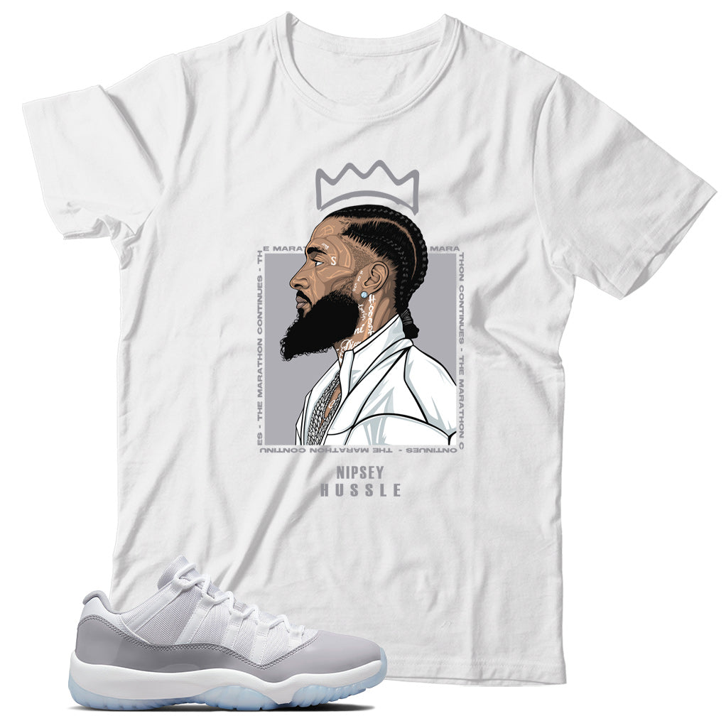 Jordan 11 Low Cement Grey Shirt