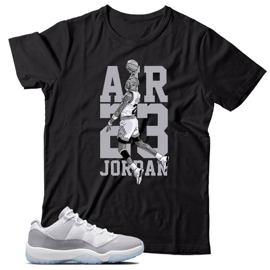 Jordan 11 Low Cement Grey Shirt