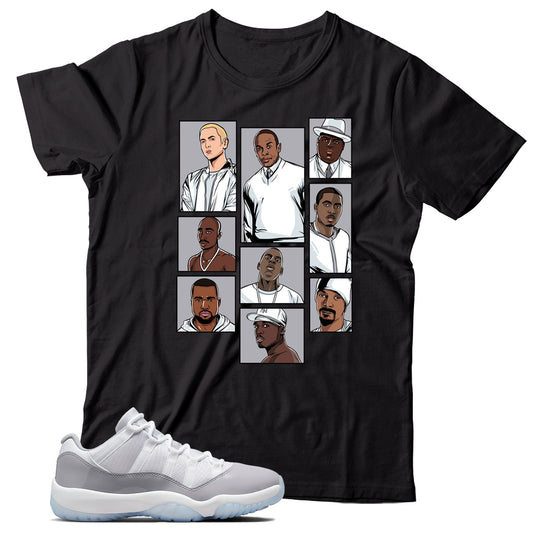 Jordan 11 Low Cement Grey Match T-Shirt