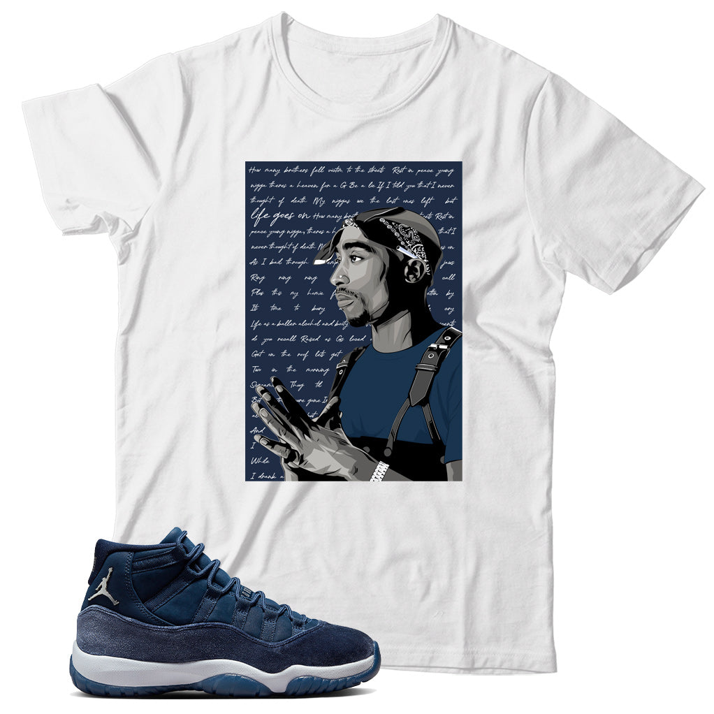 Jordan 11 Midnight Navy shirt