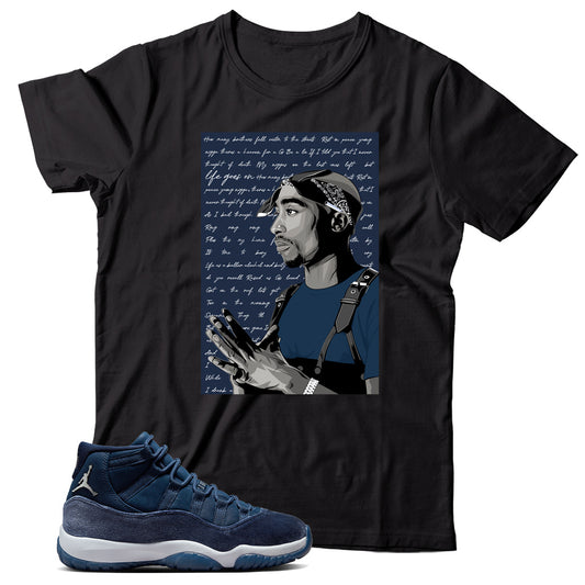 Jordan 11 Midnight Navy shirt
