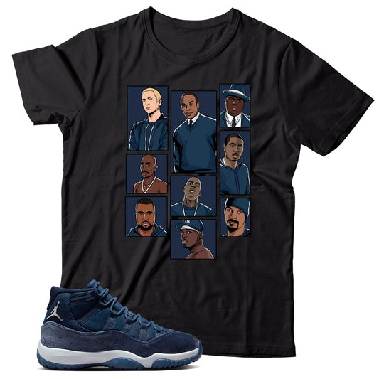 Jordan 11 Midnight Navy shirt