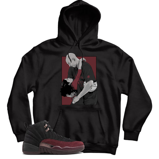 Jordan 12 A Ma Maniere Black hoodie