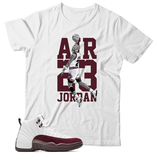 Air Jordan 12 A Ma Maniere White shirt