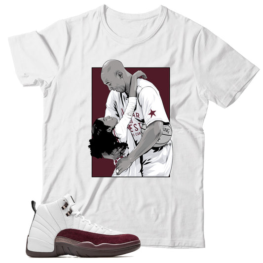 Air Jordan 12 A Ma Maniere White shirt