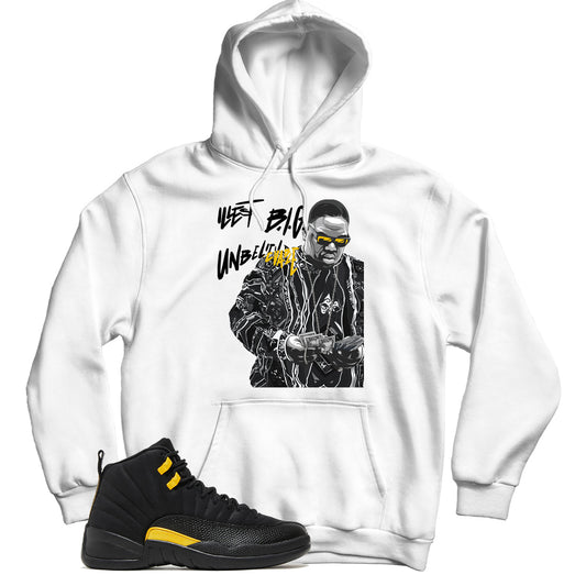 Jordan 12 Black Taxi hoodie