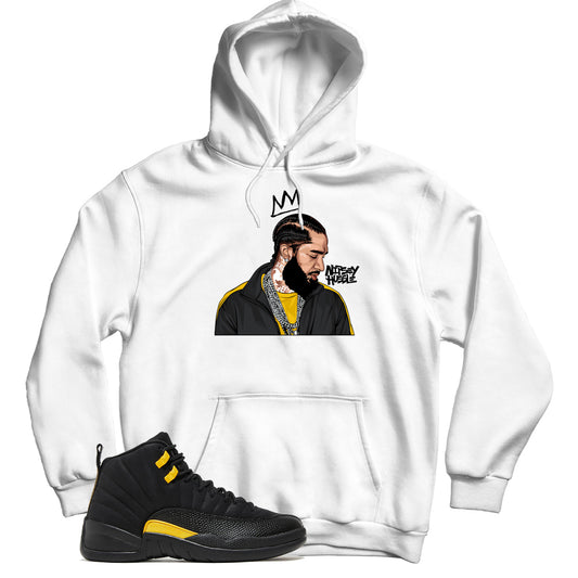 Jordan 12 Black Taxi hoodie