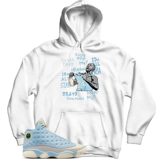 Jordan 13 SoleFly Celestine Blue hoodie