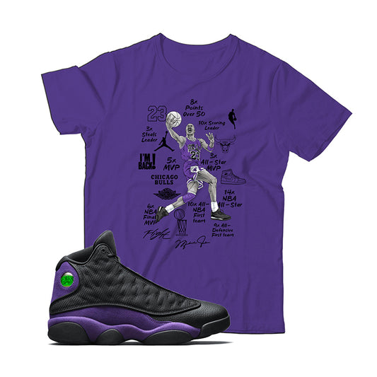 Court Purple 13 shirt
