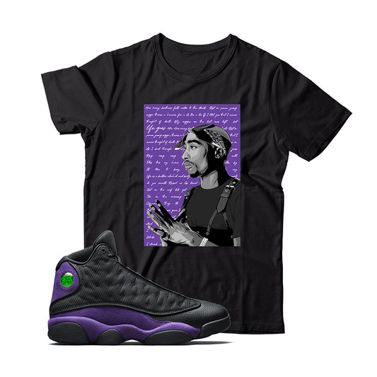 jordan 13 Court Purple shirt