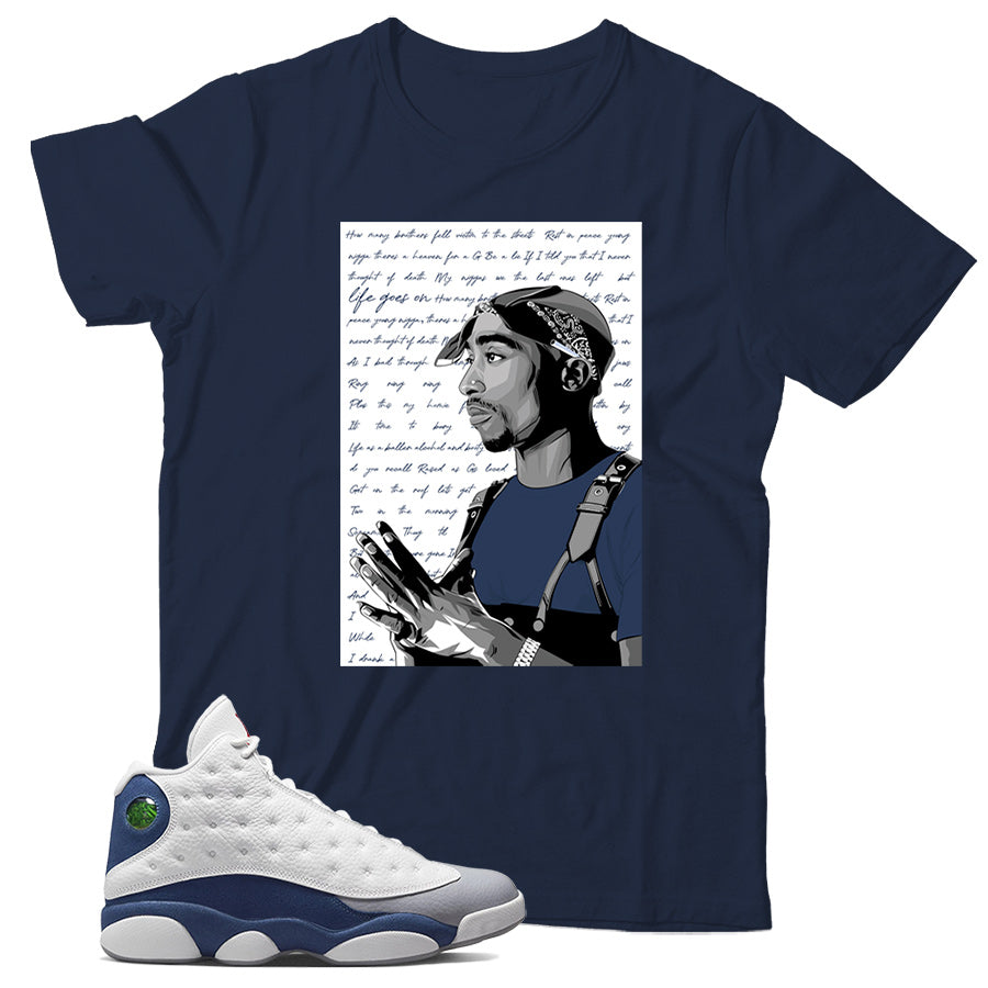 Jordan 13 French Blue shirt