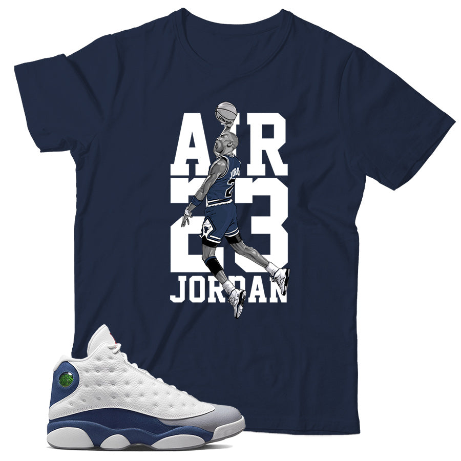 Jordan 13 French Blue shirt