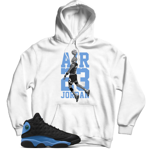 Jordan 13 University Blue hoodie