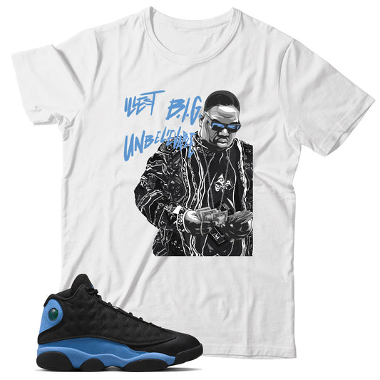 Jordan 13 University Blue shirt