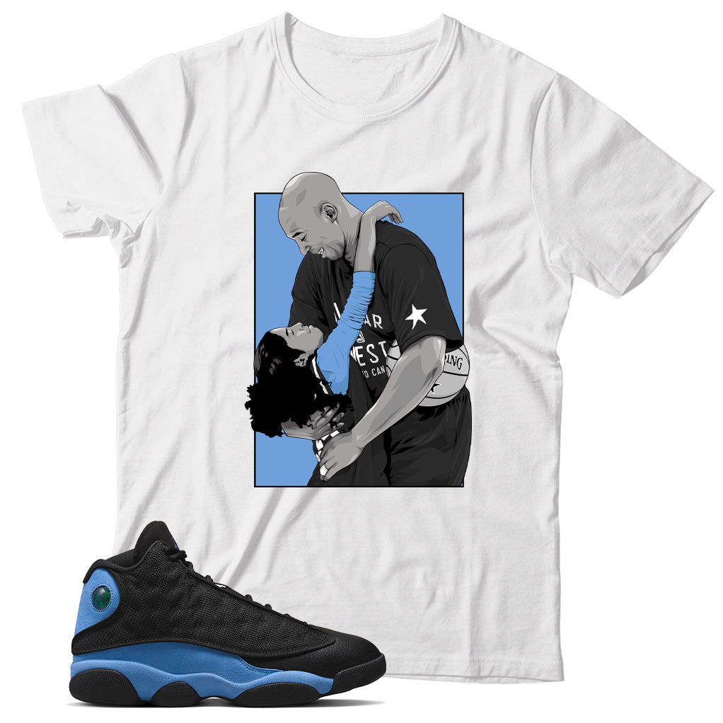 Jordan 13 University Blue shirt