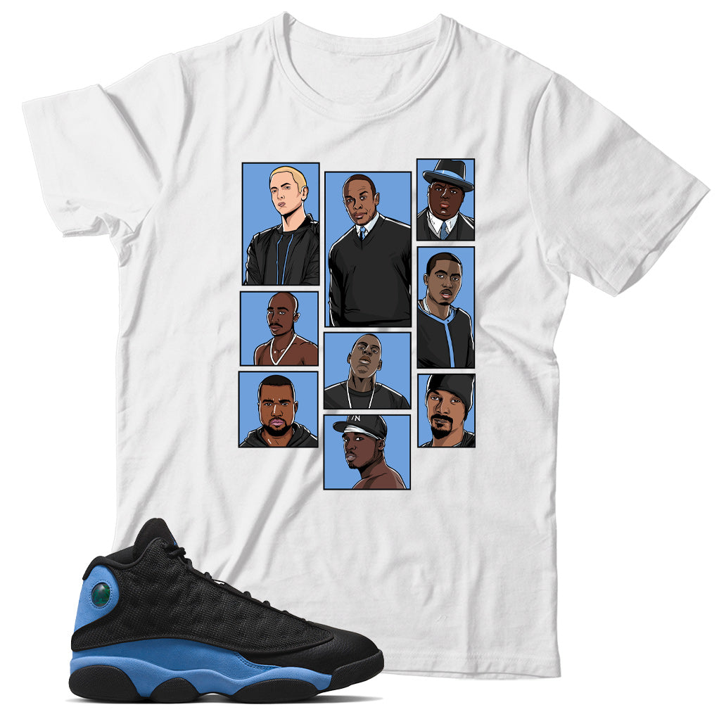 Jordan 13 University Blue shirt