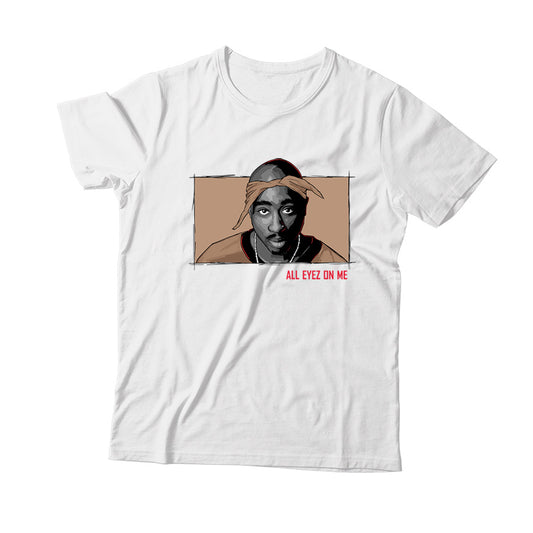 2 Pac T-Shirt Match Jordan 14 Winterized (White)