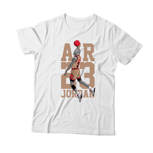 MJ T-Shirt Match Jordan 14 Winterized (White)