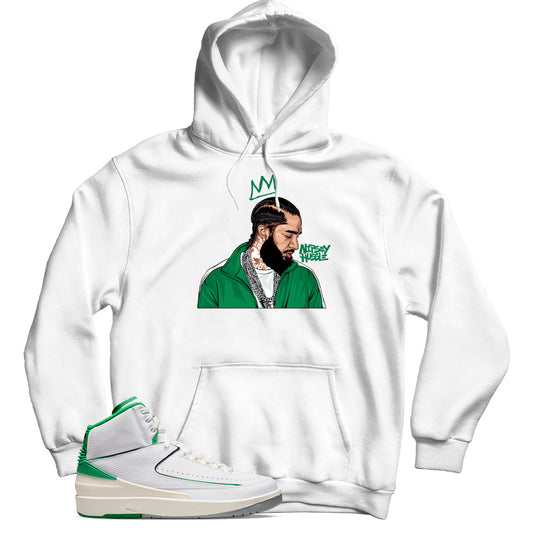 Jordan 2 Lucky Green hoodie