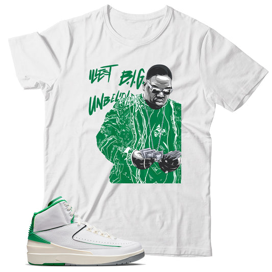 Jordan 2 Lucky Green t shirt