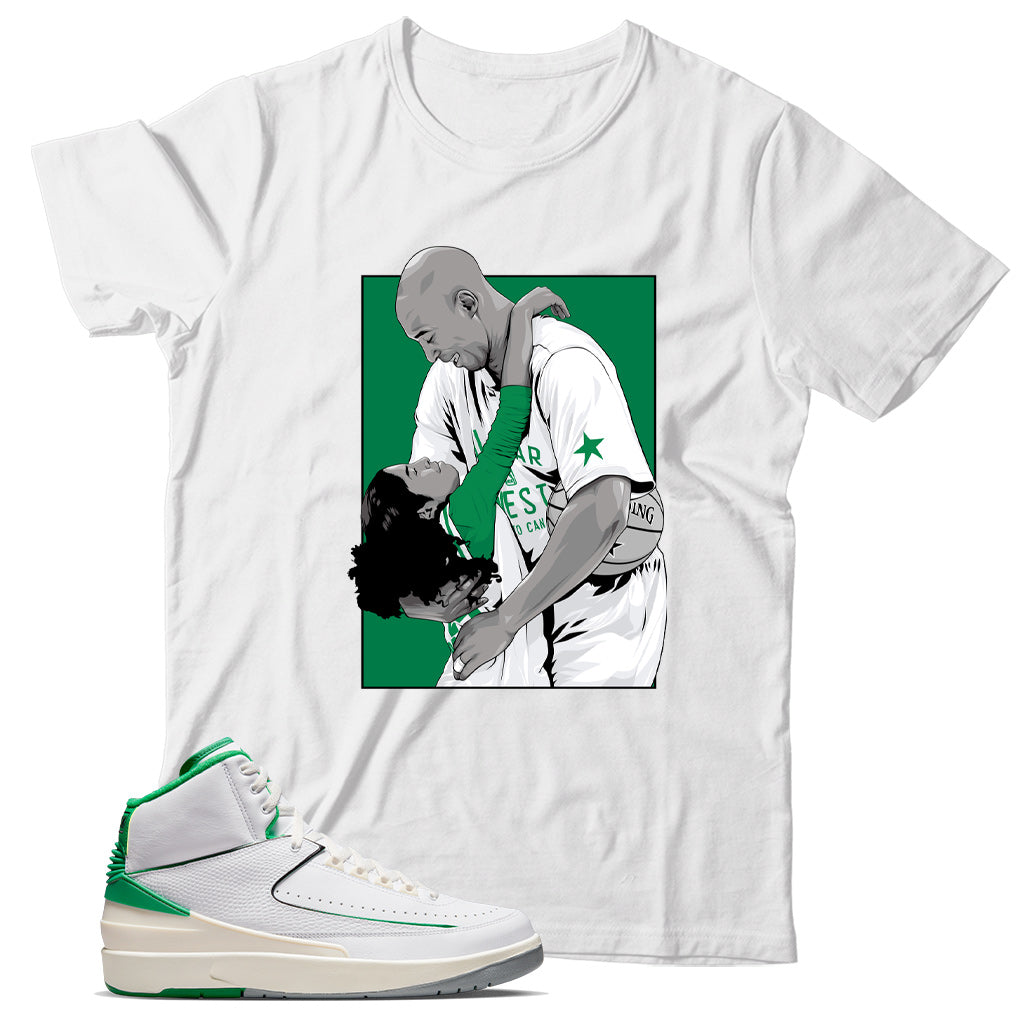 shirt match Jordan 2 Lucky Green