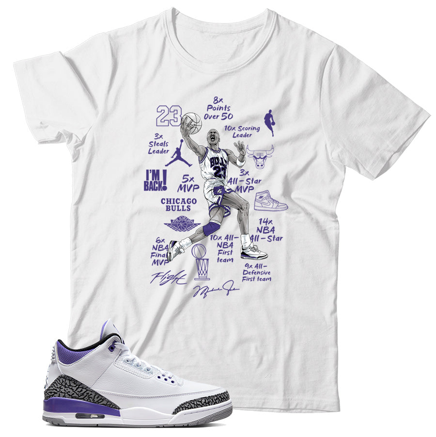 Jordan 3 Dark Iris shirt