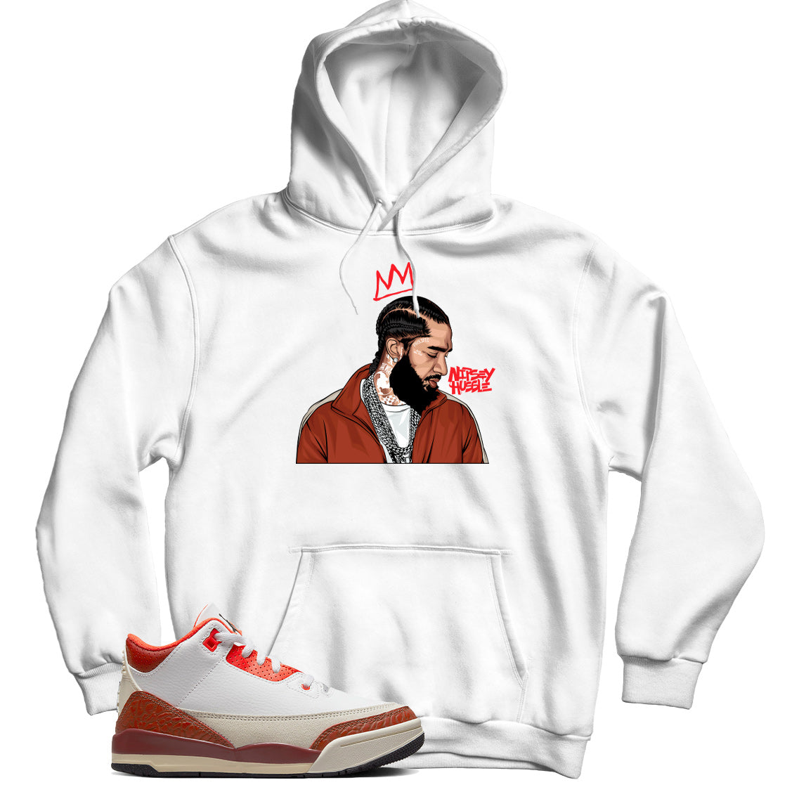 Jordan 3 Mars Stone hoodie