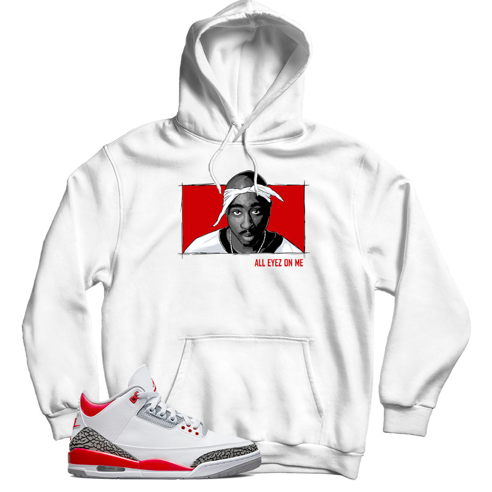 Jordan 3 Fire Red hoodie