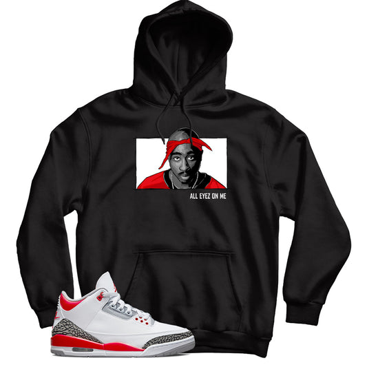 Jordan 3 Fire Red hoodie
