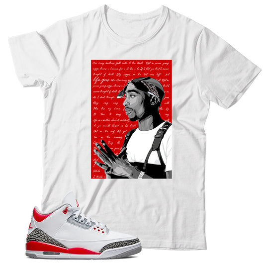 Jordan 3 Fire Red shirt