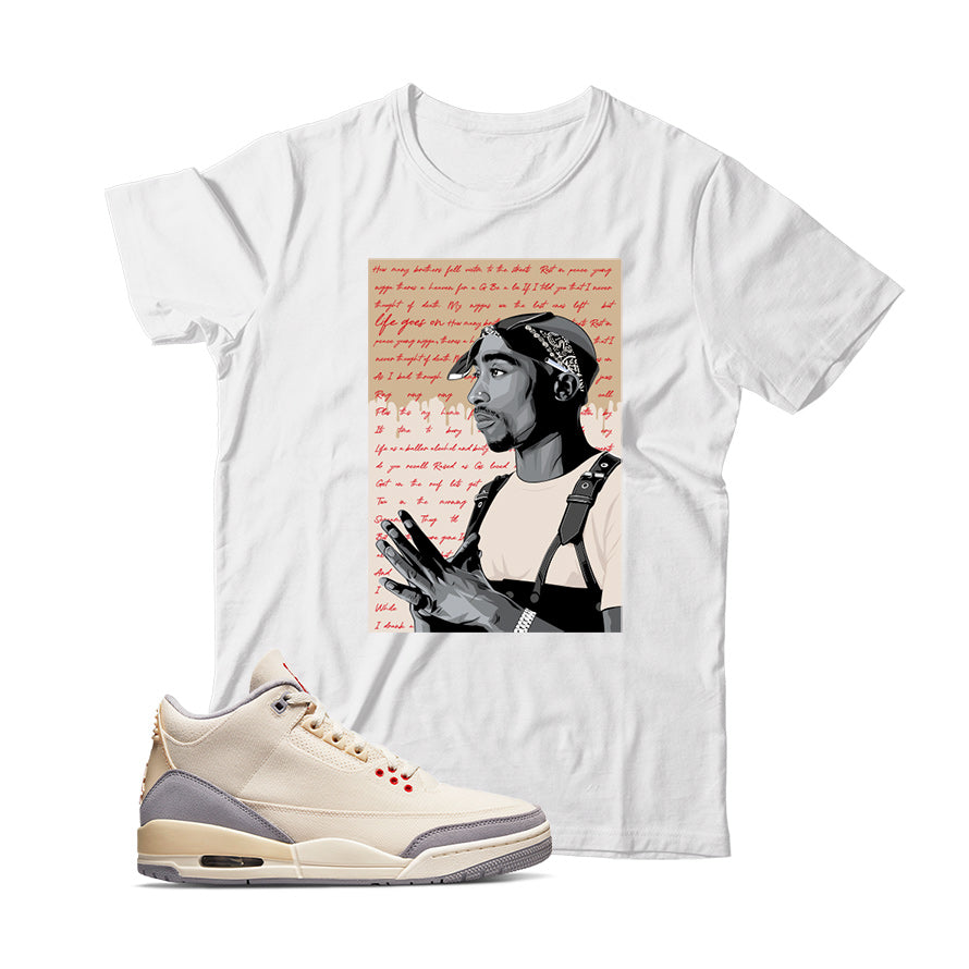 Jordan 3 Muslin shirt