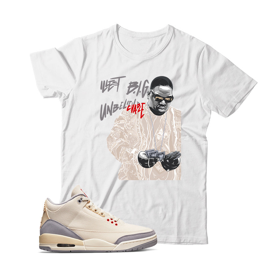 Jordan 3 Muslin shirt