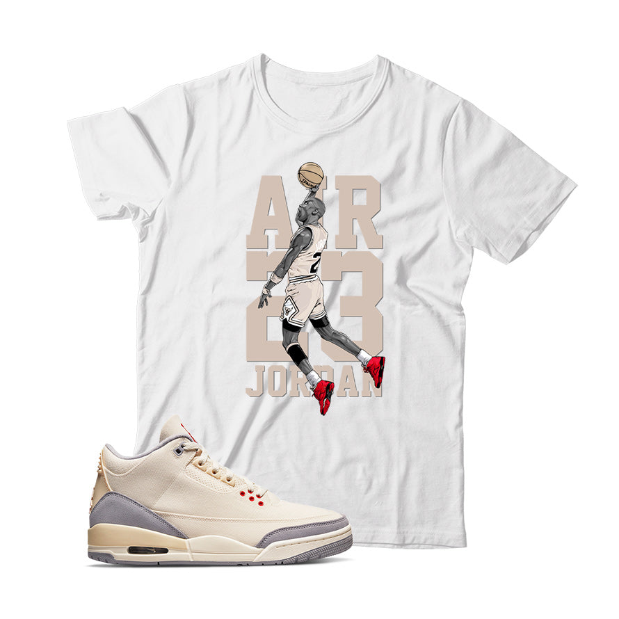 Jordan 3 Muslin shirt