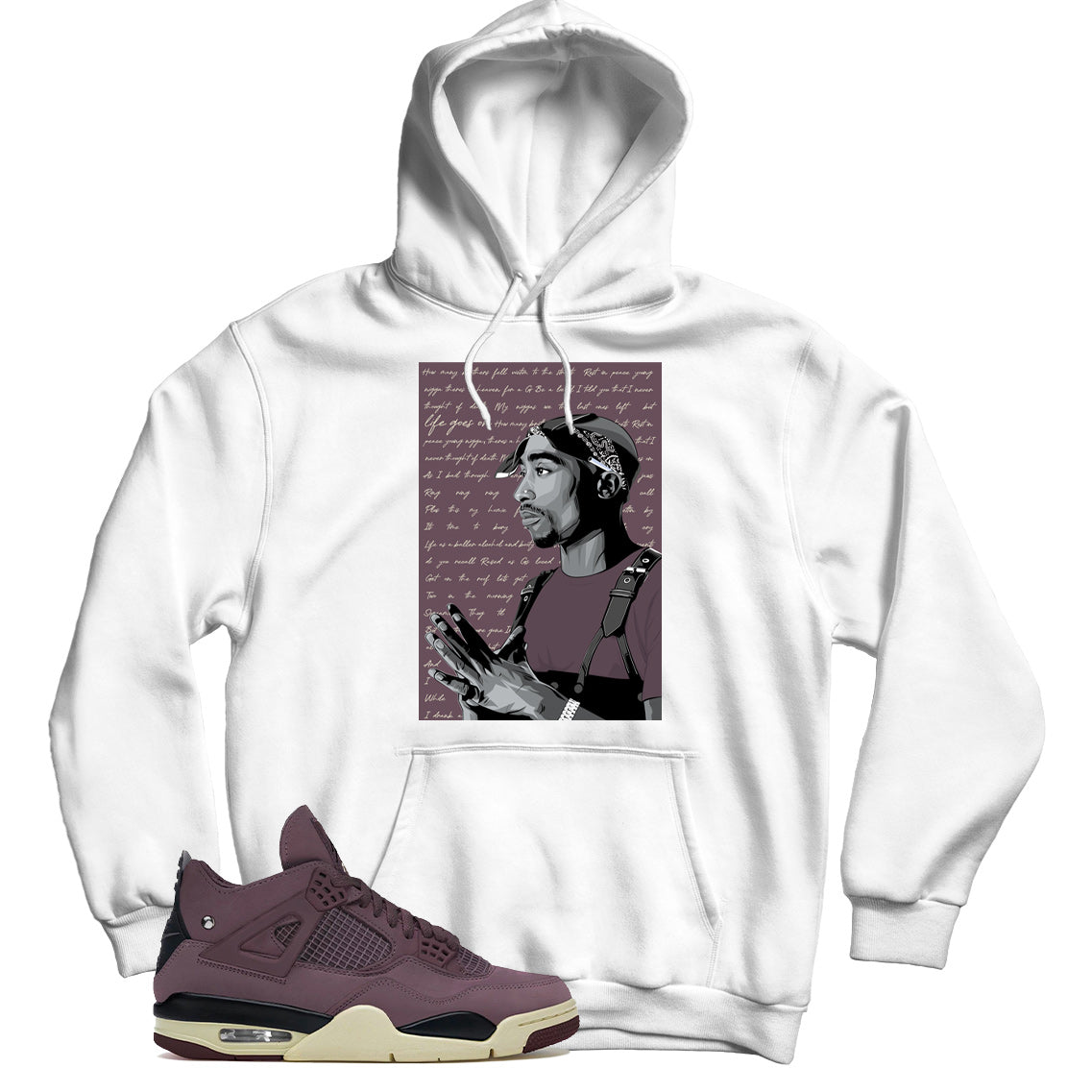 Jordan 4 A Ma Maniere Violet Ore hoodie