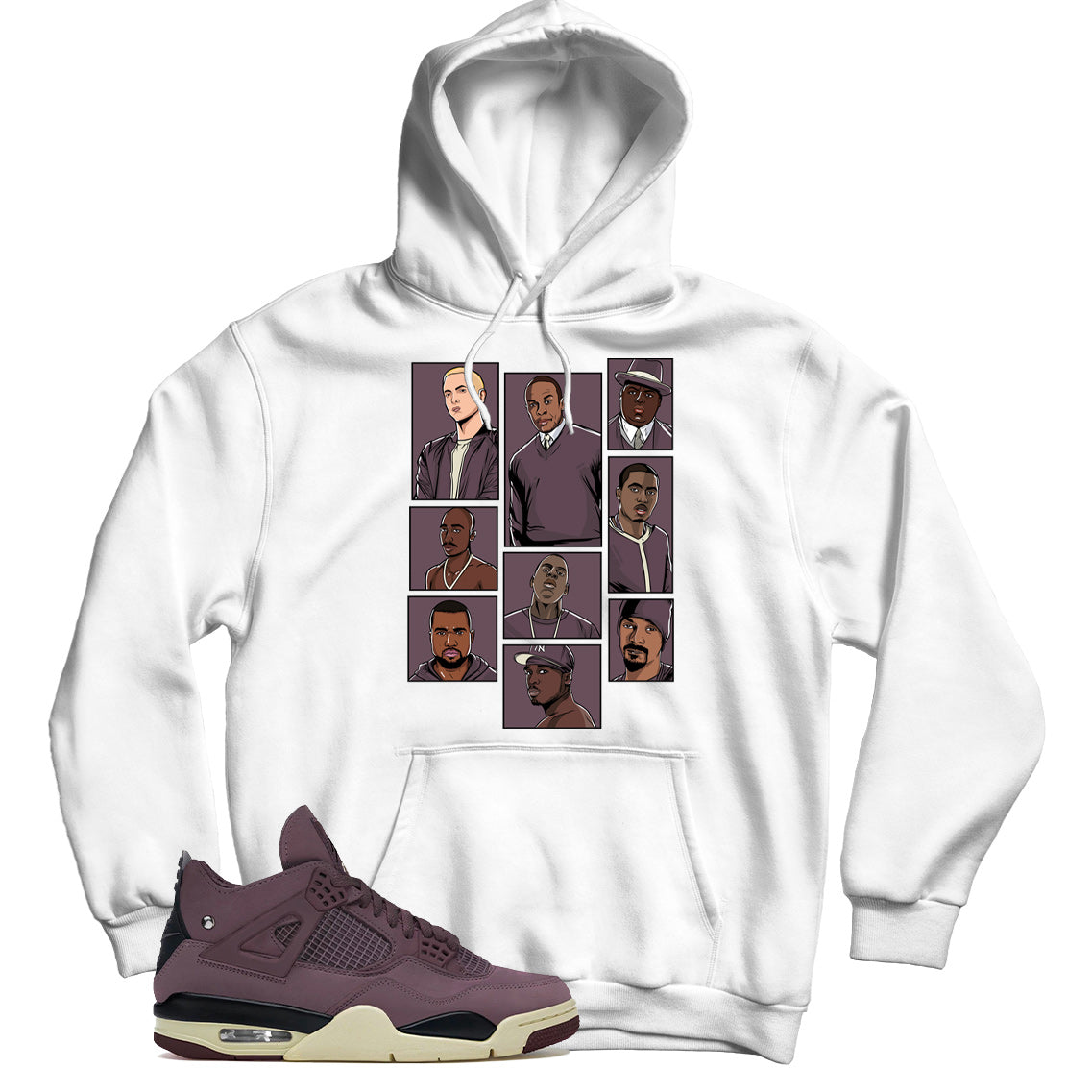 Jordan 4 Violet Ore hoodie