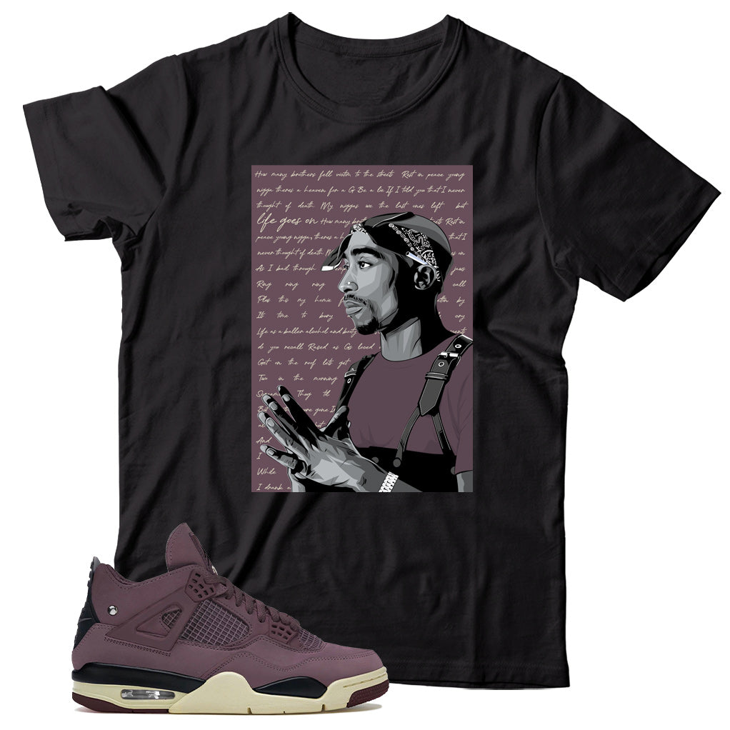 Jordan 4 A Ma Maniere Violet Ore shirt