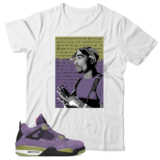 Jordan 4 Canyon Purple shirt