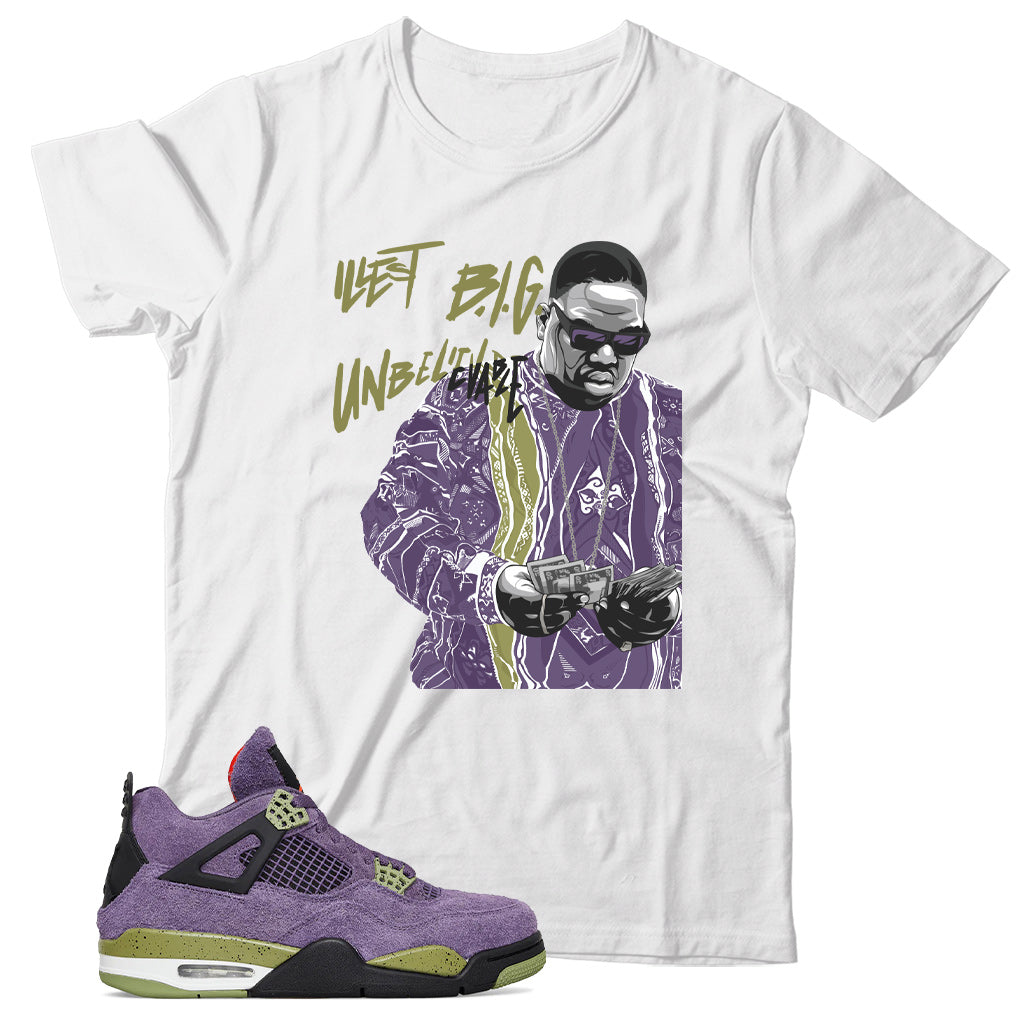 Jordan 4 Canyon Purple shirt