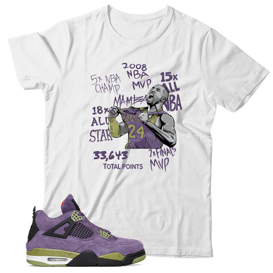 Jordan 4 Canyon Purple shirt