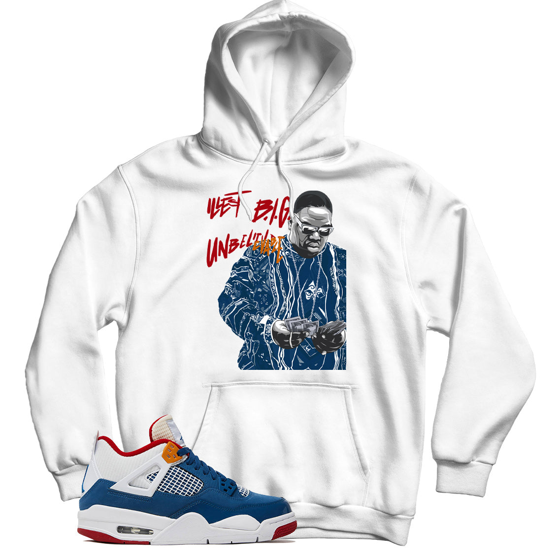 Jordan 4 Messy Room hoodie